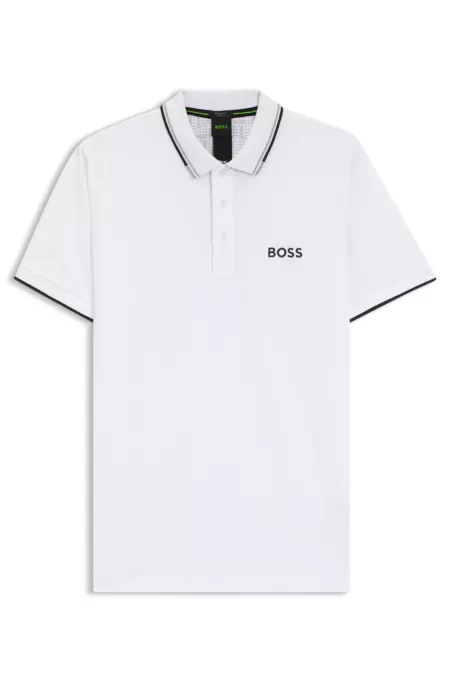 Active Paddy regular-fit polo shirt in quick-dry stretch piqué