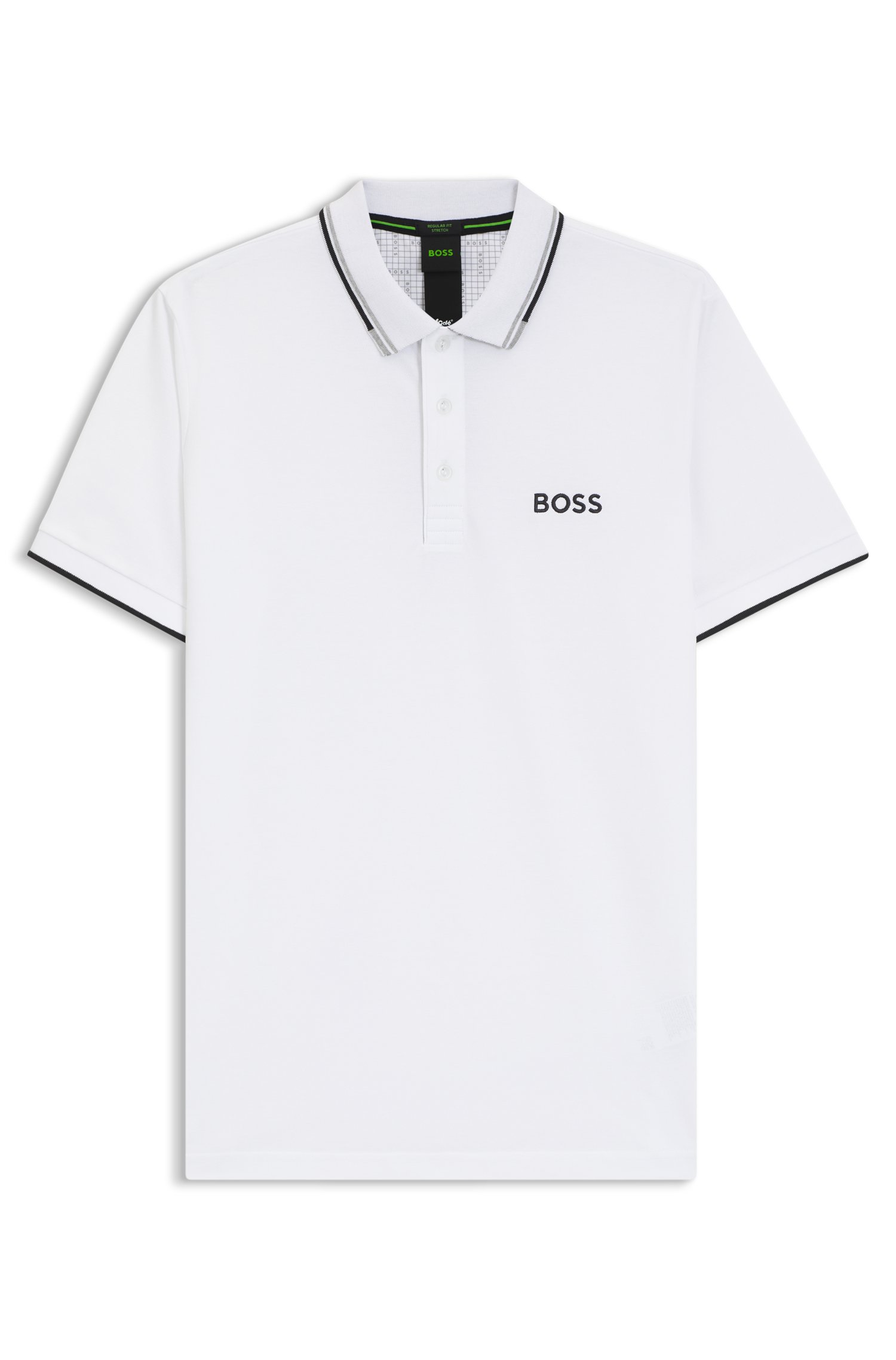 Boss Active Paddy regular-fit polo shirt in quick-dry stretch piqué pikéer herr