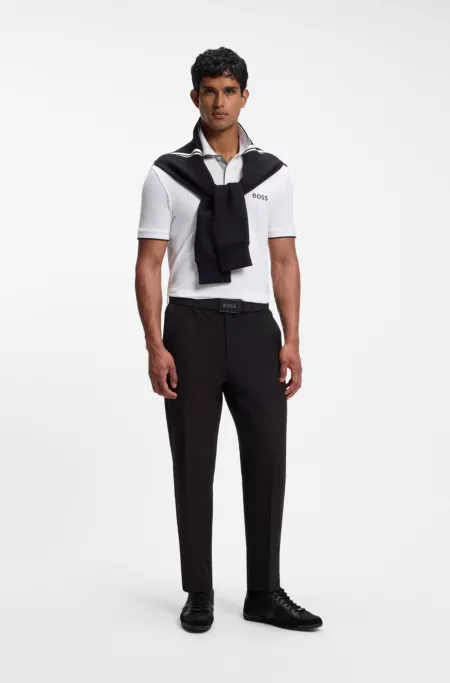 Active Paddy regular-fit polo shirt in quick-dry stretch piqué