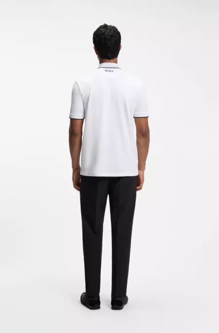 Active Paddy regular-fit polo shirt in quick-dry stretch piqué