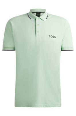 Boss polo deals green