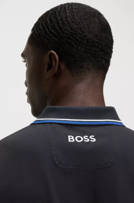 Polo Regular Paddy Actif en piqué stretch à séchage rapide