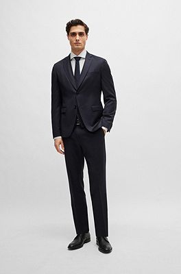 Hugo boss black hot sale 3 piece suit