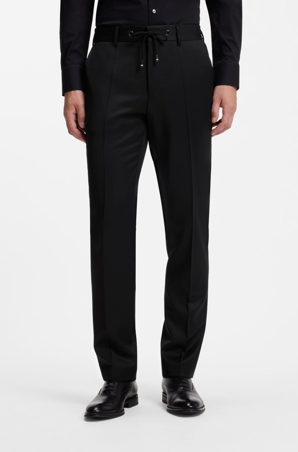 ONE Slim-fit trousers in virgin-wool serge