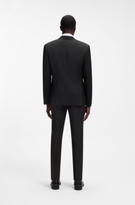 Boss ONE Slim-fit suit jacket in virgin-wool serge kavajer herr – bild 2