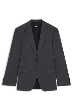 BOSS ONE Slim-fit suit jacket in virgin-wool serge