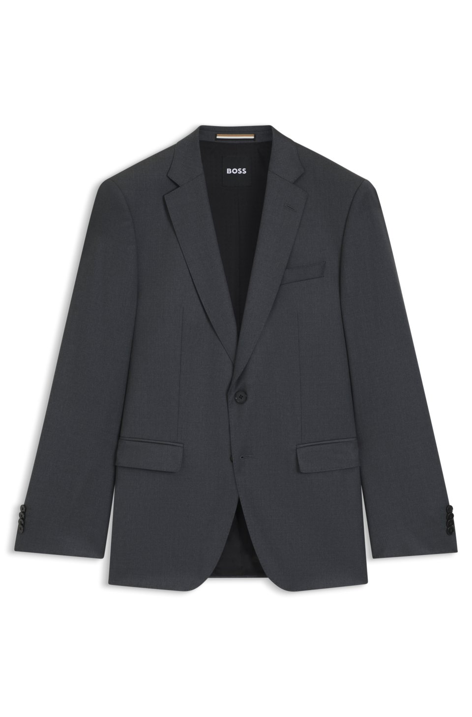 ONE Slim-fit suit jacket in virgin-wool serge