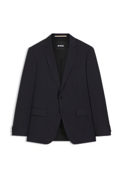 BOSS ONE Slim-fit suit jacket in virgin-wool serge