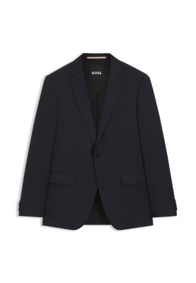 BOSS ONE Slim-fit suit jacket in virgin-wool serge
