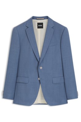 BOSS ONE Slim-fit suit jacket in virgin-wool serge