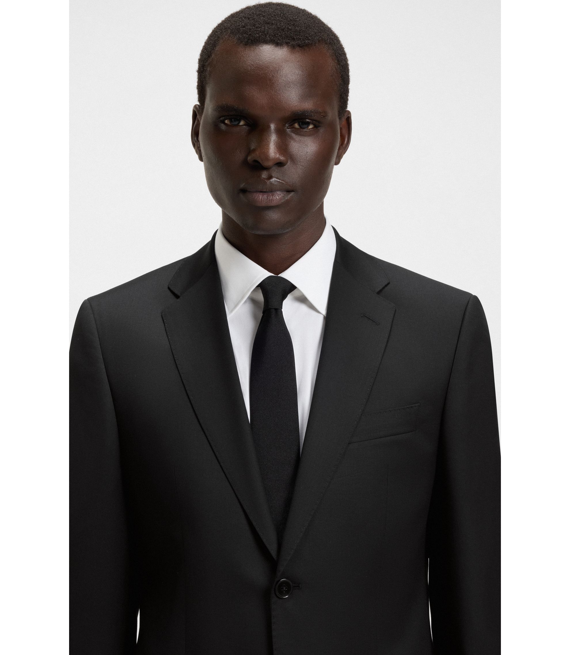 BOSS - レギュラーフィット スーツジャケット バージンウールサージ