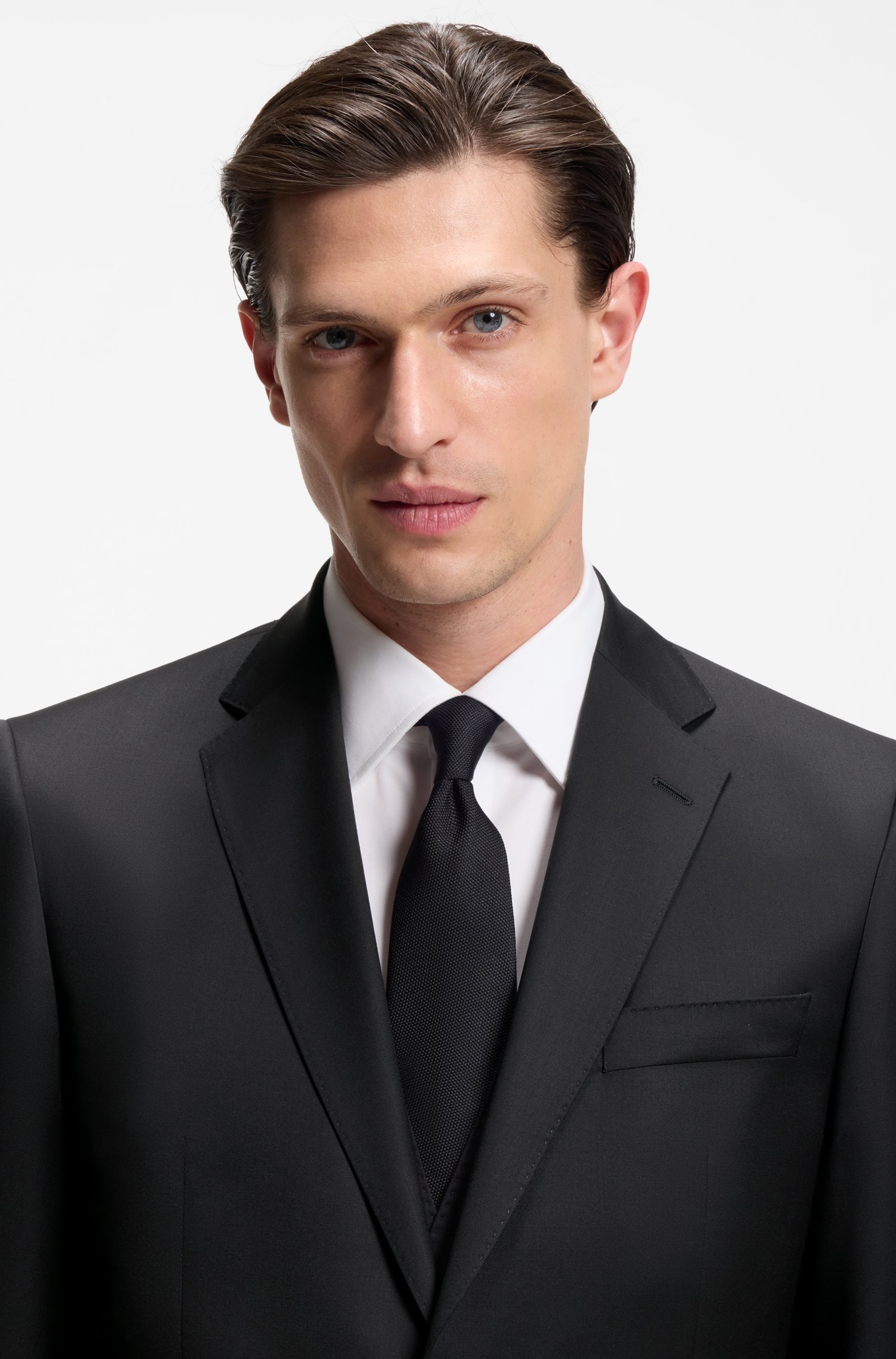Boss ONE Regular-fit suit jacket in virgin-wool serge kavajer & blazers herr – bild 3