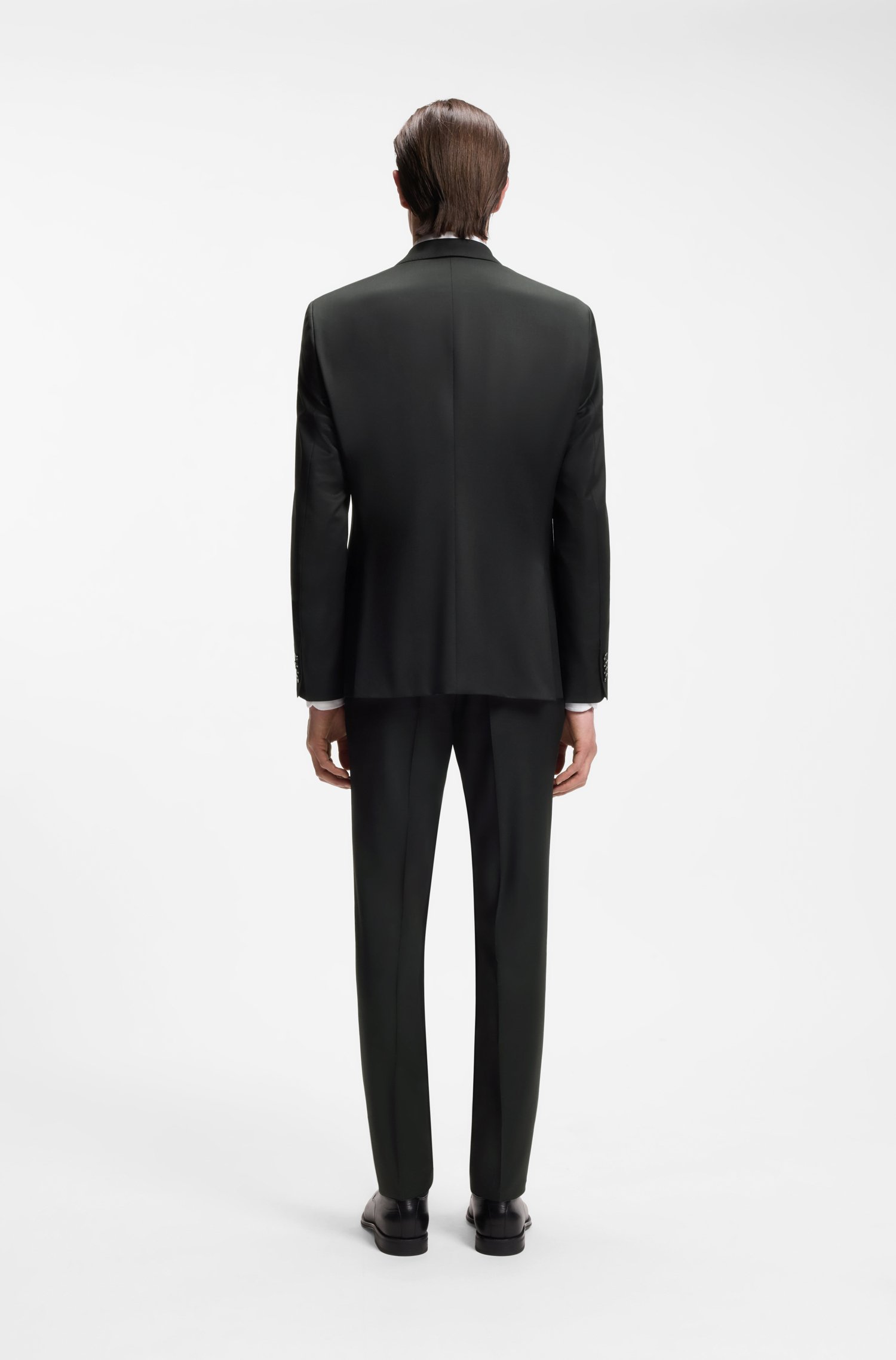 Boss ONE Regular-fit suit jacket in virgin-wool serge kavajer & blazers herr – bild 2