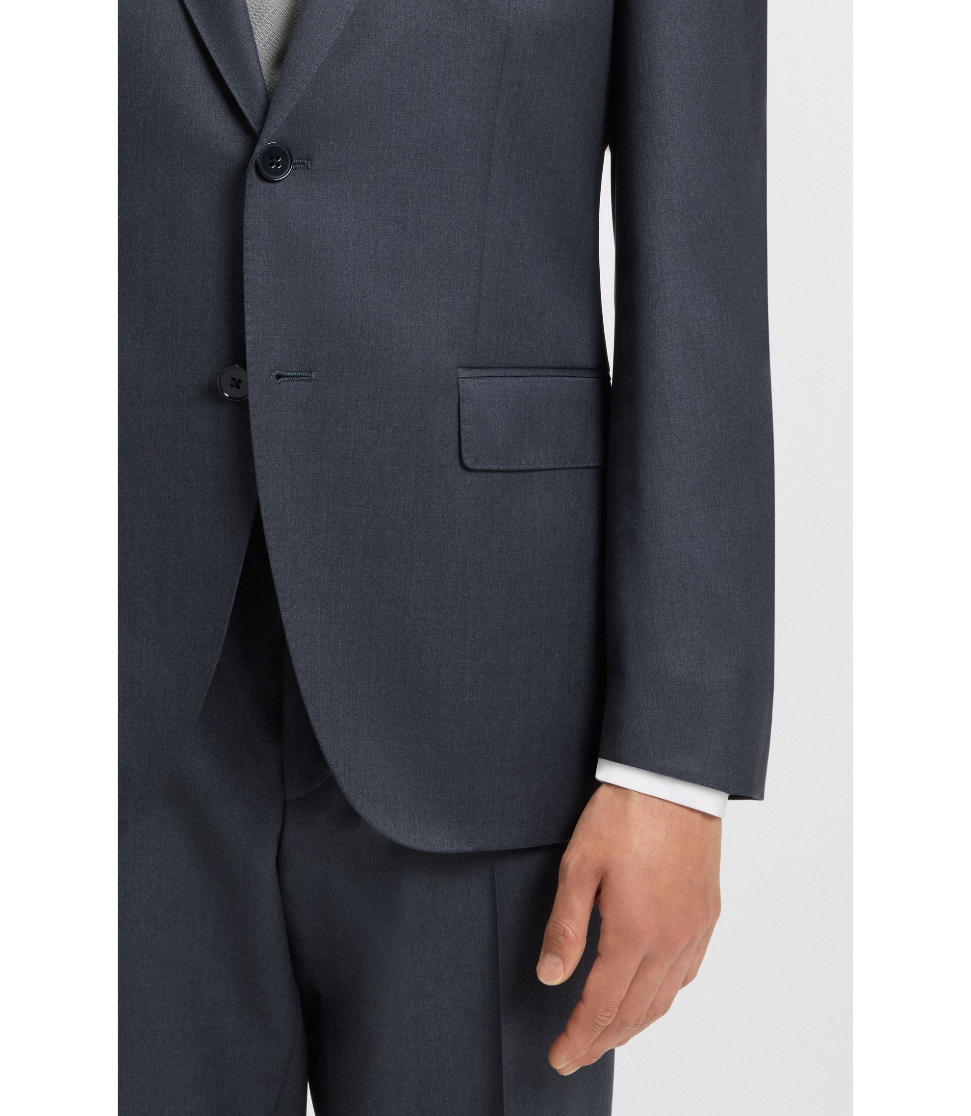 BOSS - レギュラーフィット スーツジャケット バージンウール