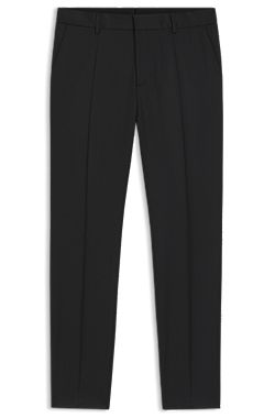 BOSS ONE Slim-fit trousers in virgin-wool serge