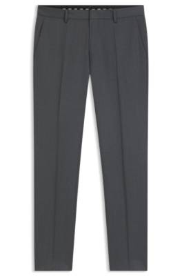 Boss ONE Slim-fit trousers in virgin-wool serge kostymbyxor herr – bild 4
