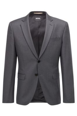 BOSS Extra slim fit jacket in virgin wool serge