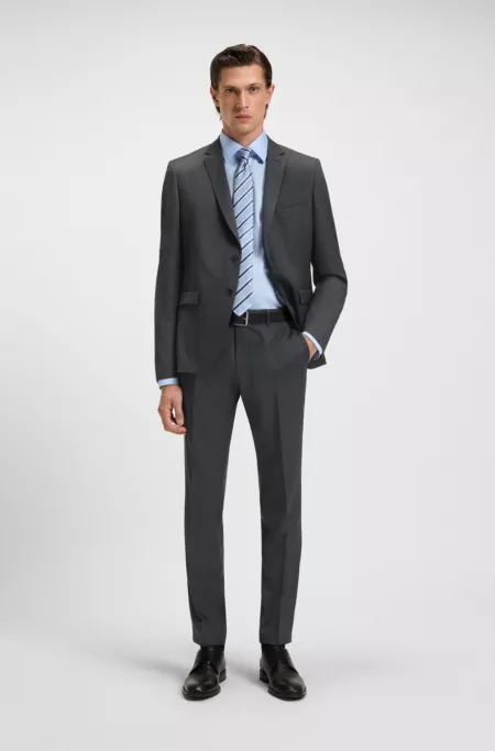 Veste de costume Extra Slim en sergé de laine vierge