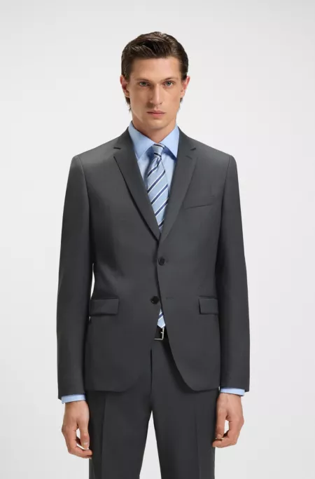 Veste de costume Extra Slim en sergé de laine vierge