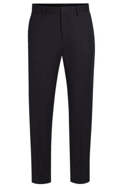 BOSS ONE Regular-fit trousers in virgin-wool serge