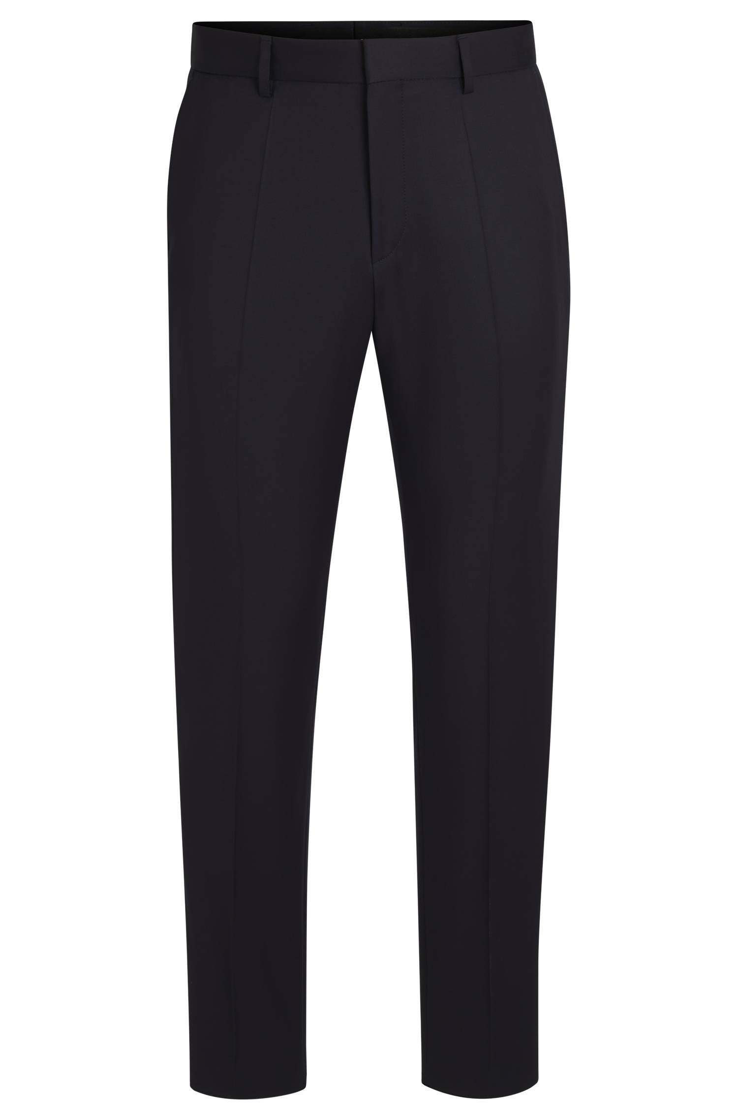 Boss ONE Regular-fit trousers in virgin-wool serge byxor herr – bild 4