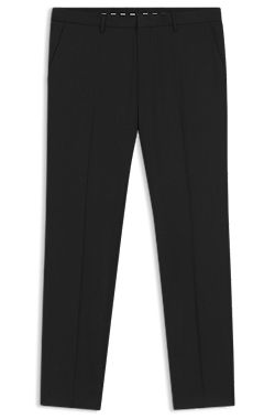 BOSS ONE Extra-slim-fit trousers in virgin-wool serge