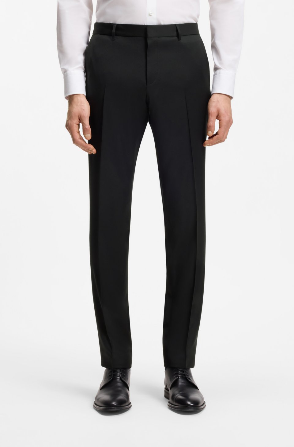 ONE Extra-slim-fit trousers in virgin-wool serge