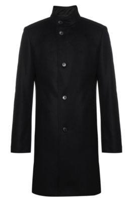 hugo boss black coat