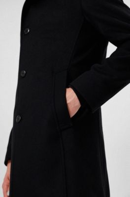 black formal coat