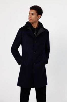 navy blue coat men