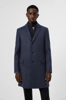 hugo boss wool coat