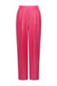 Relaxed-fit trousers in a linen blend, Pink