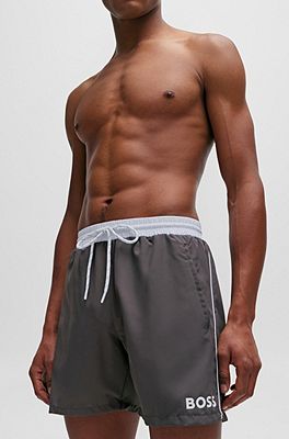 Hugo boss shop swim shorts grey