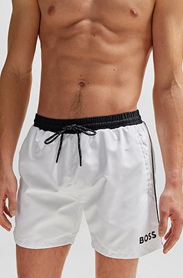 White hugo cheap boss swim shorts