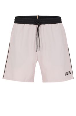 White boss swim clearance shorts