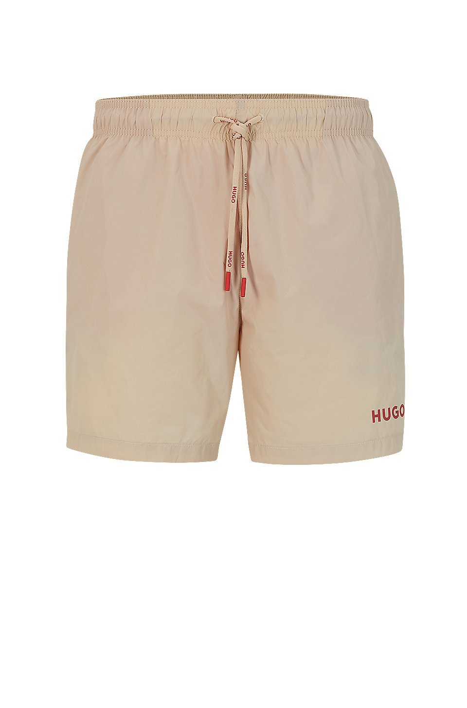 HUGO - Ultra-light, quick-dry swim shorts with logo print