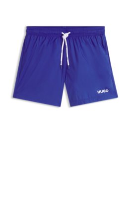 Hugo Swim shorts with contrast logo print herr – bild 3