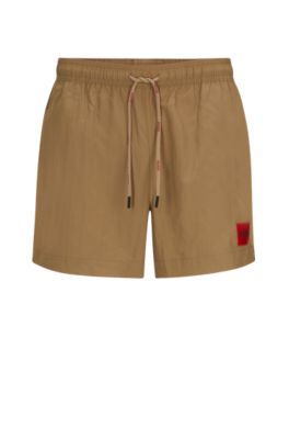 Hugo boss best sale khaki swim shorts