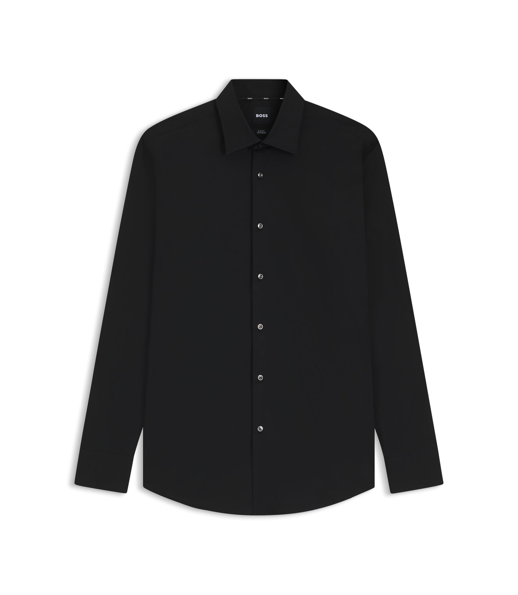 BOSS - スリムフィットシャツ イージーアイロン ストレッチ