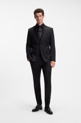 Boss Slim-fit stretch-cotton shirt kostymskjortor herr – bild 2