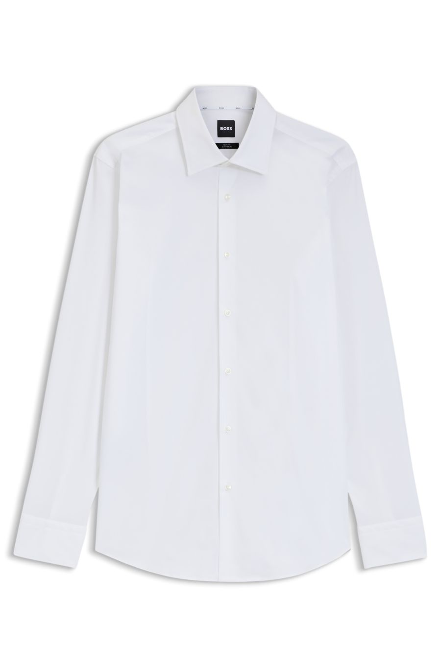 BOSS Slim-Fit Poplin Shirt — White