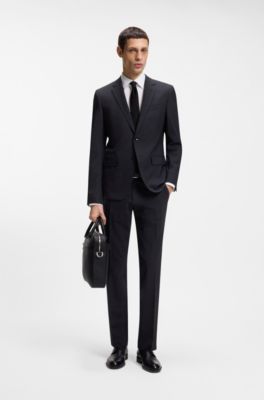 Chemise Slim Fit en popeline de coton stretch facile &agrave; repasser, Blanc