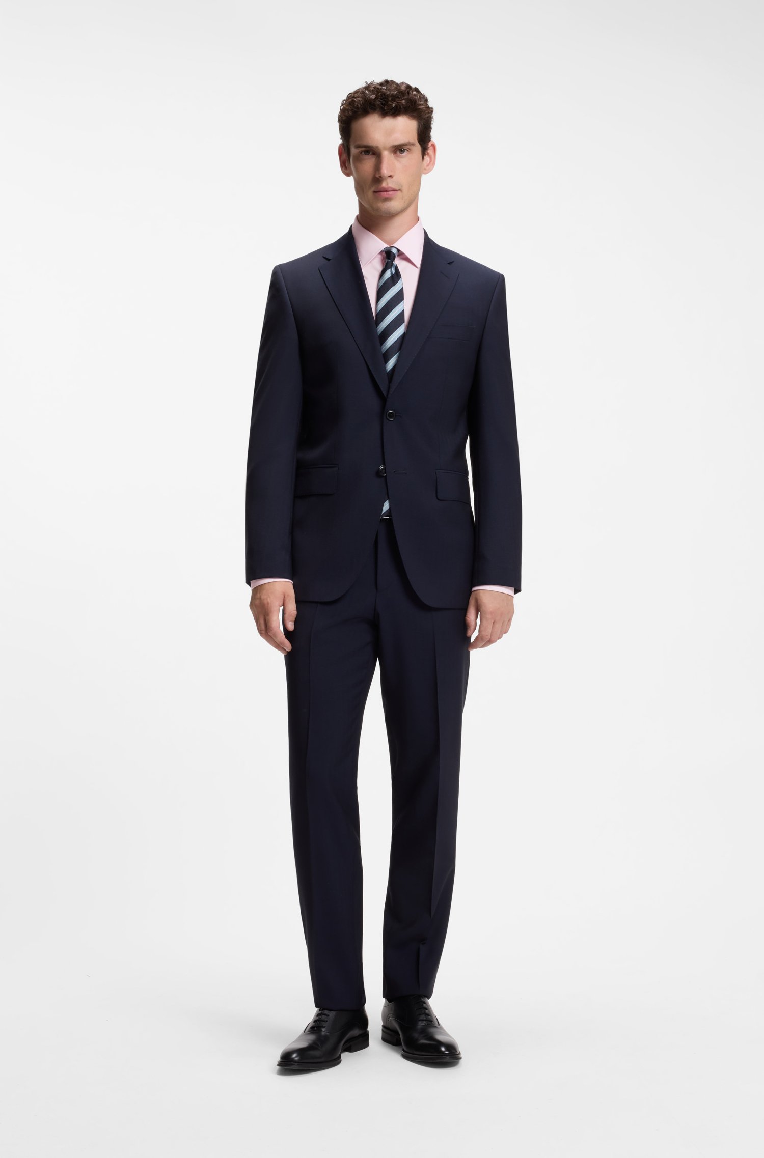 Boss Slim-fit stretch-cotton shirt skjortor & blusar herr – bild 2