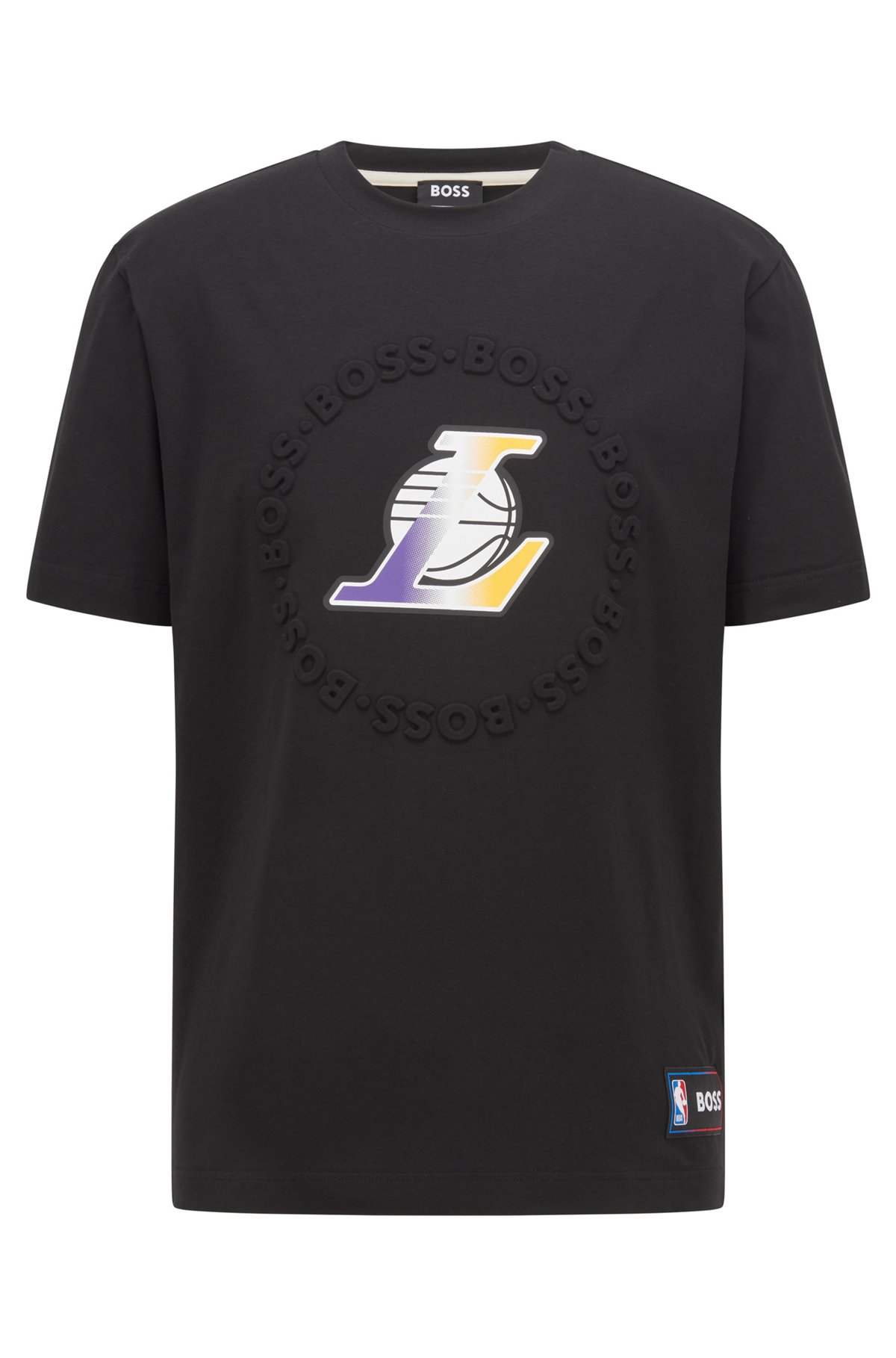 BOSS & NBA relaxed-fit T-shirt with dual branding, NBA Lakers