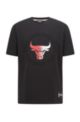 BOSS & NBA relaxed-fit T-shirt with dual branding, NBA Bulls