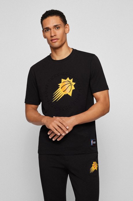 T-shirt relaxed fit BOSS & NBA con doppio logo, NBA SUNS