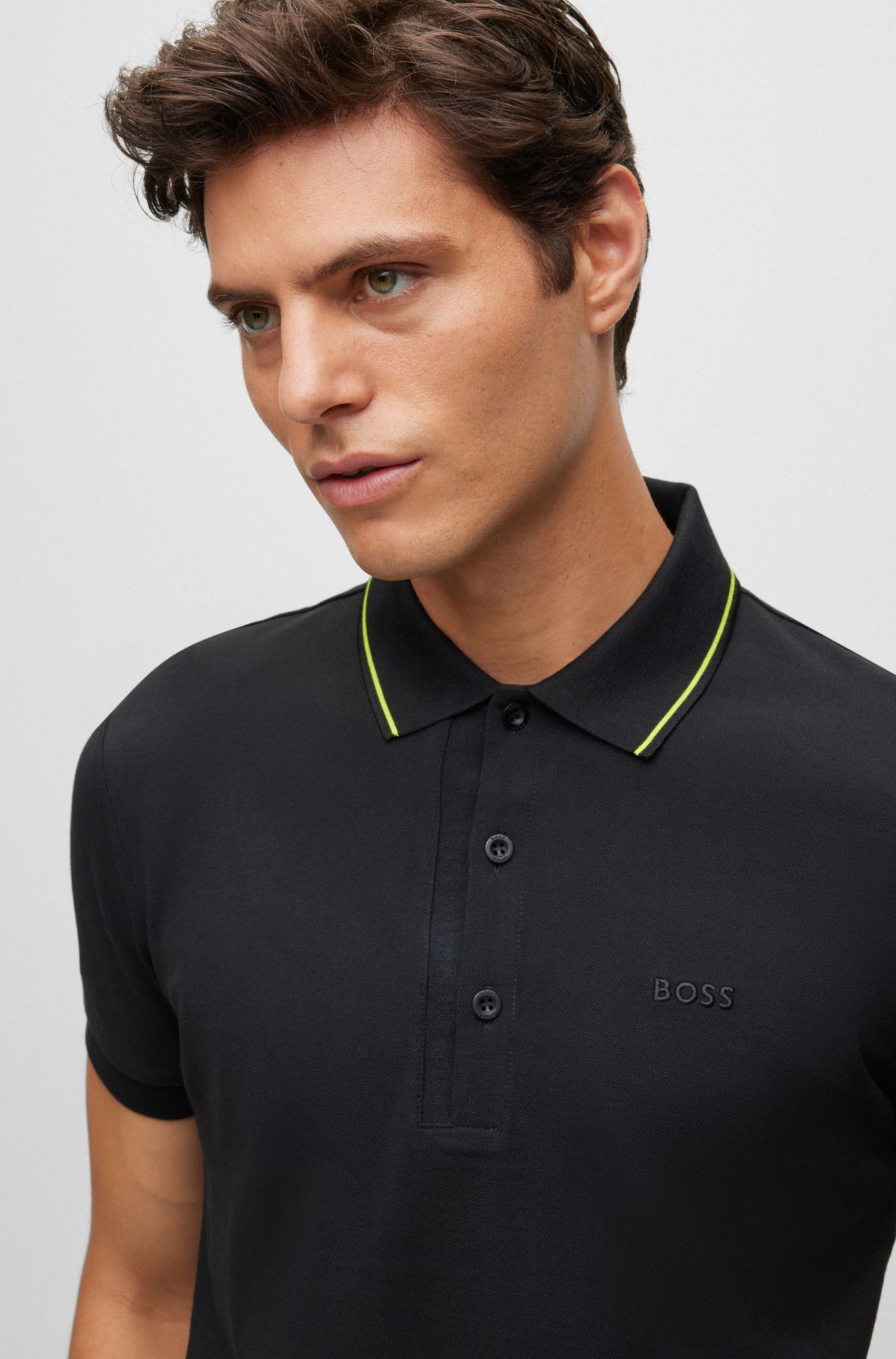 Mens hugo boss polo sale