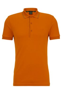 Orange hugo boss polo shirt sale