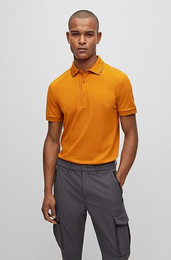 Polo HUGO Men Shirts Orange BOSS for Menswear | Designer by