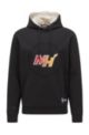 BOSS & NBA hooded sweatshirt with dual branding, NBA MIAMI HEAT
